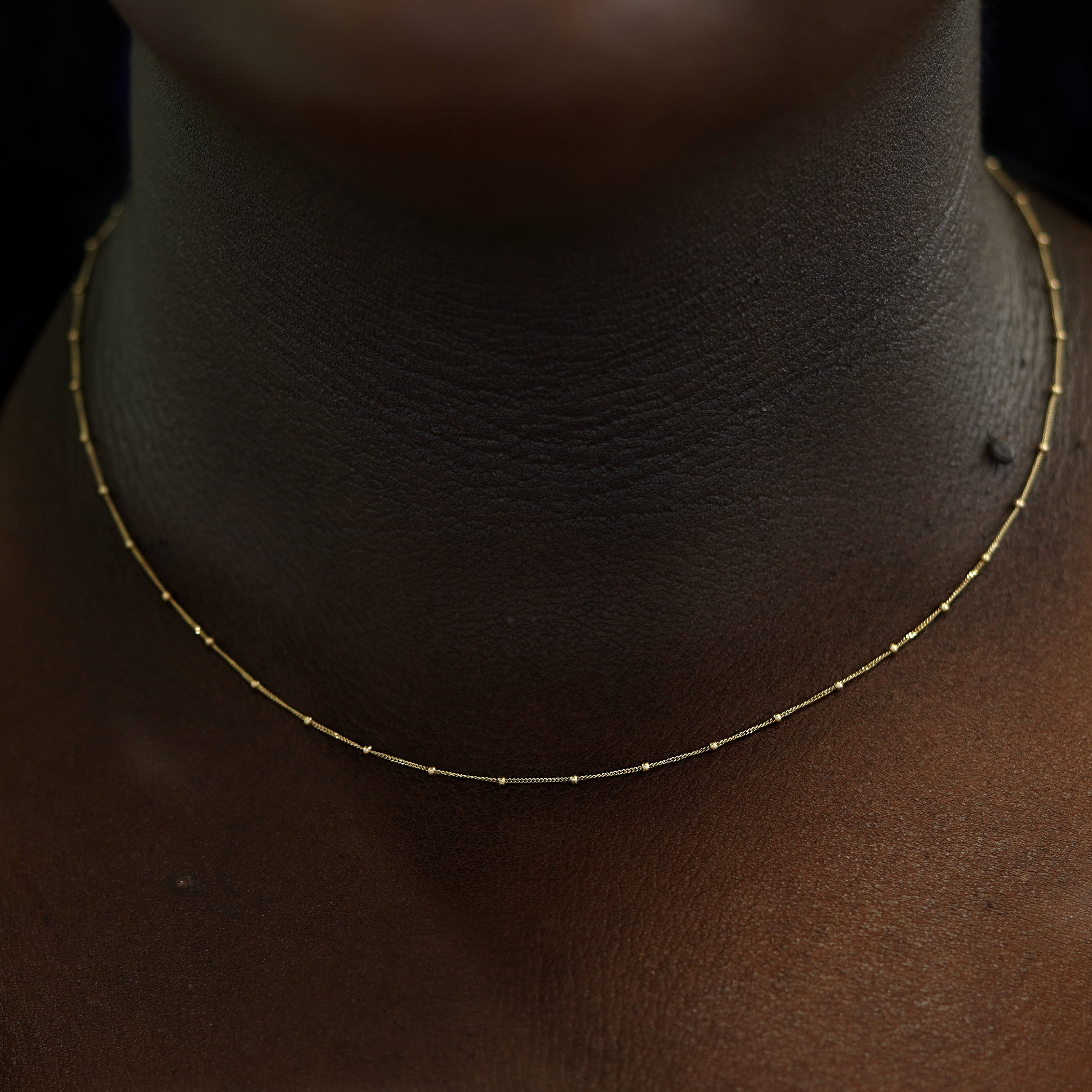 Automic Gold Beaded Essential Chain Sustainable Fine Jewelry