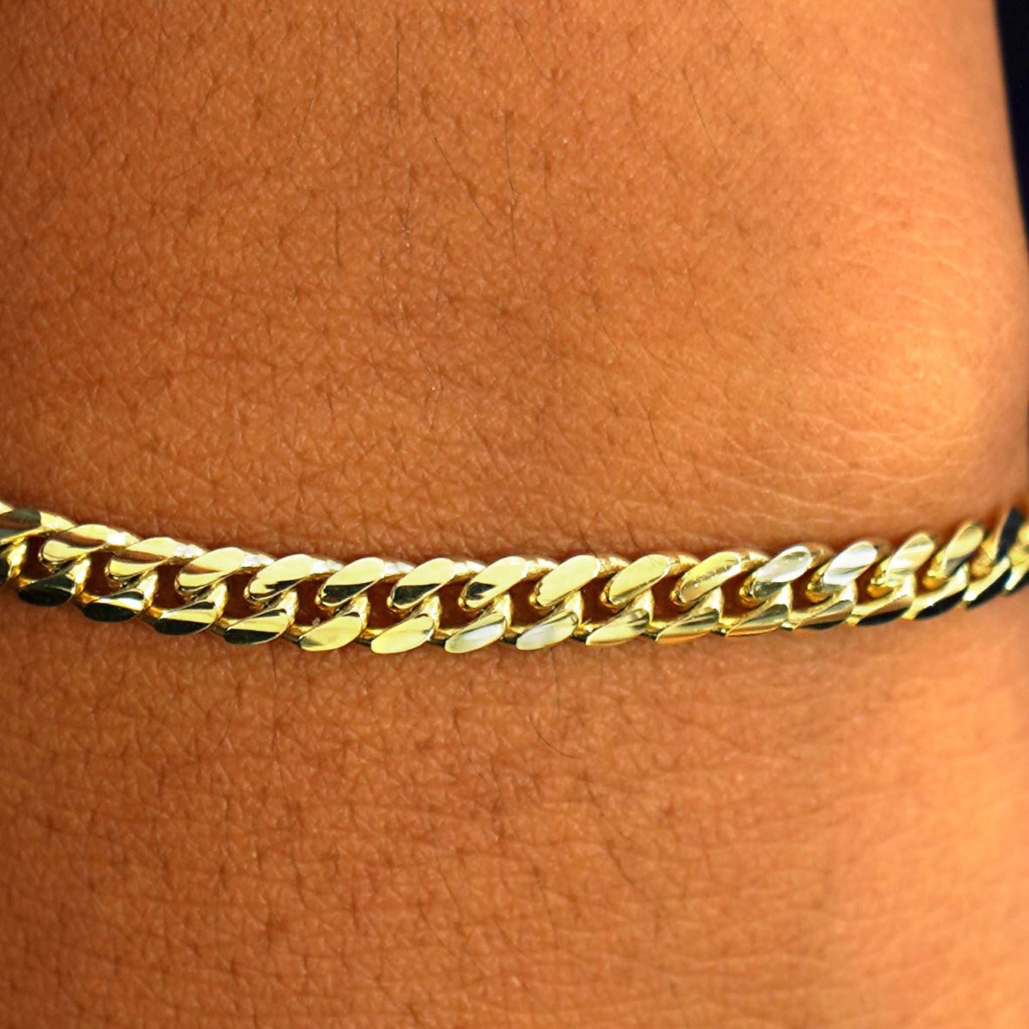 Automic Gold Medium Miami Bracelet | Sustainable Fine Jewelry