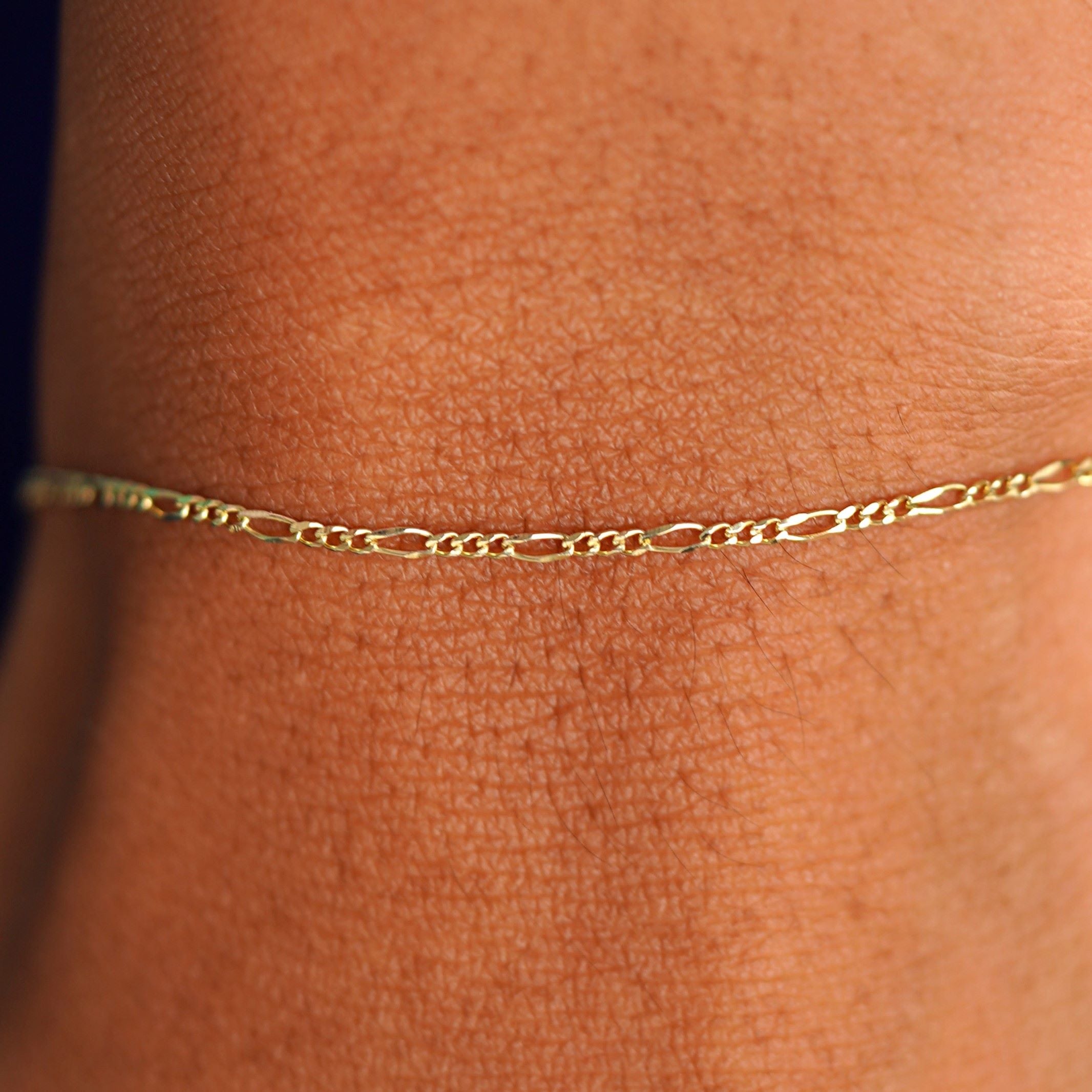 Automic Gold Figaro Bracelet Sustainable Fine Jewelry
