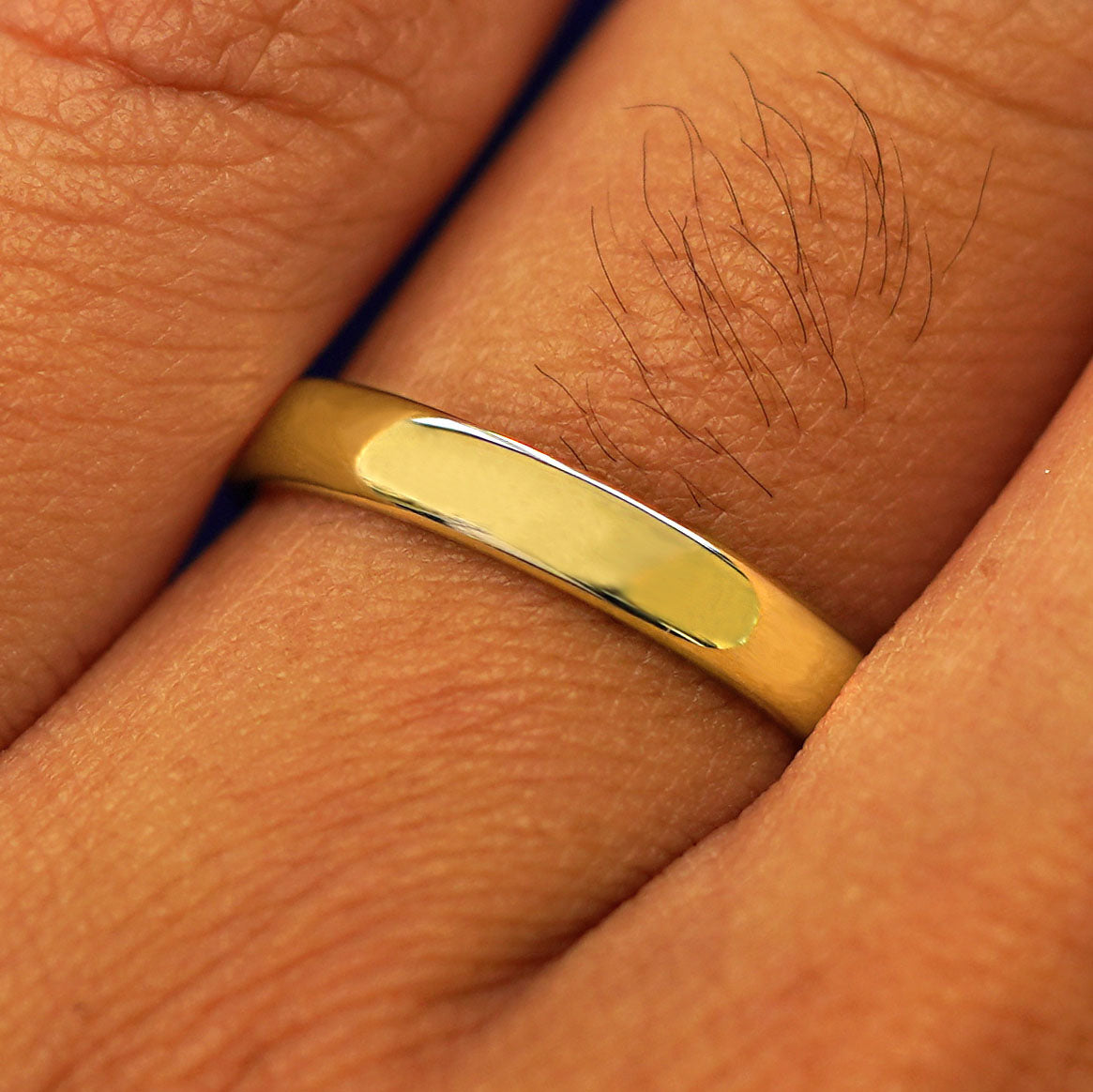 Automic Gold Mix Mirror Band Ring | Sustainable Fine Jewelry