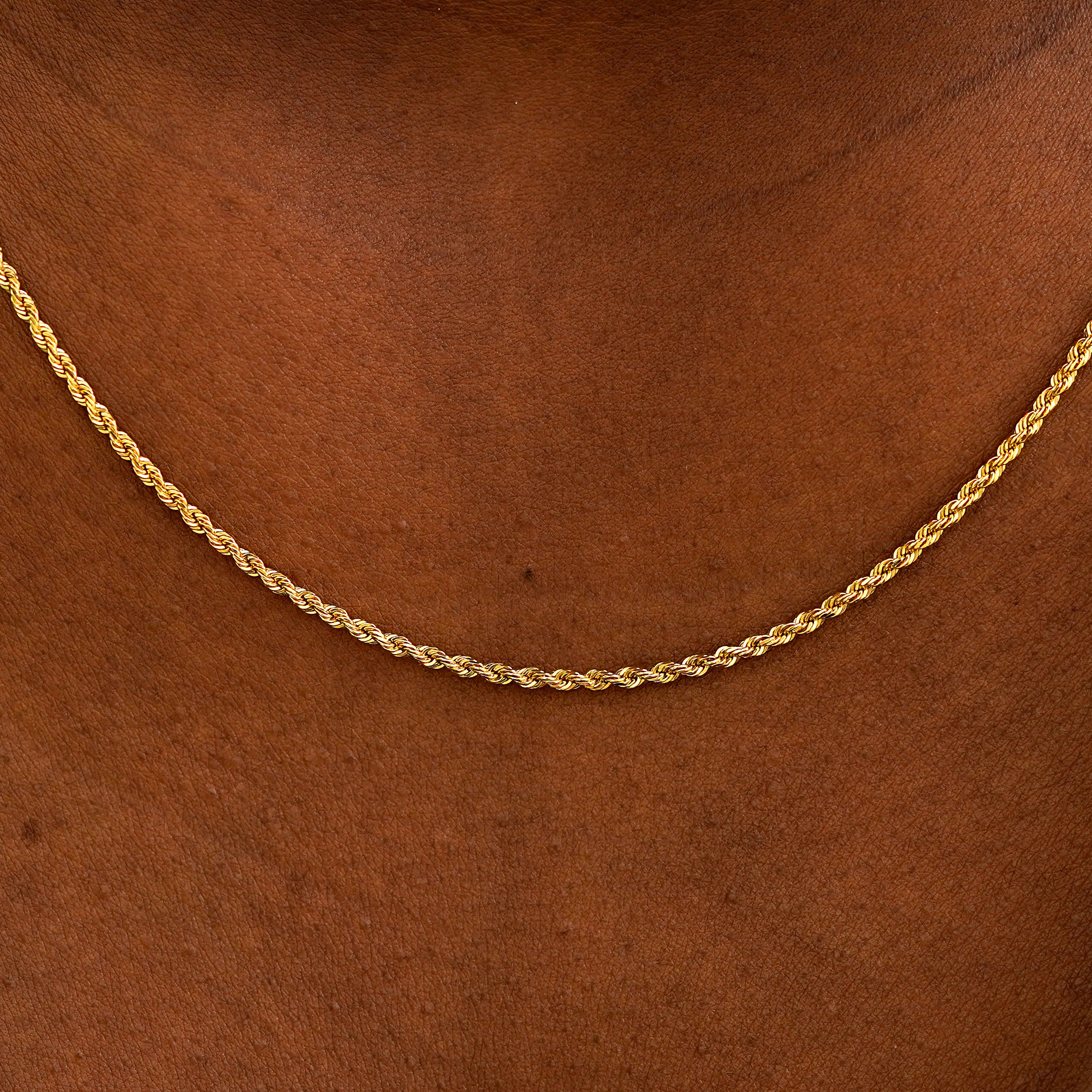 14k Gold Rope Chain How To Clean A Real Gold Chain Rope Chain (Tri