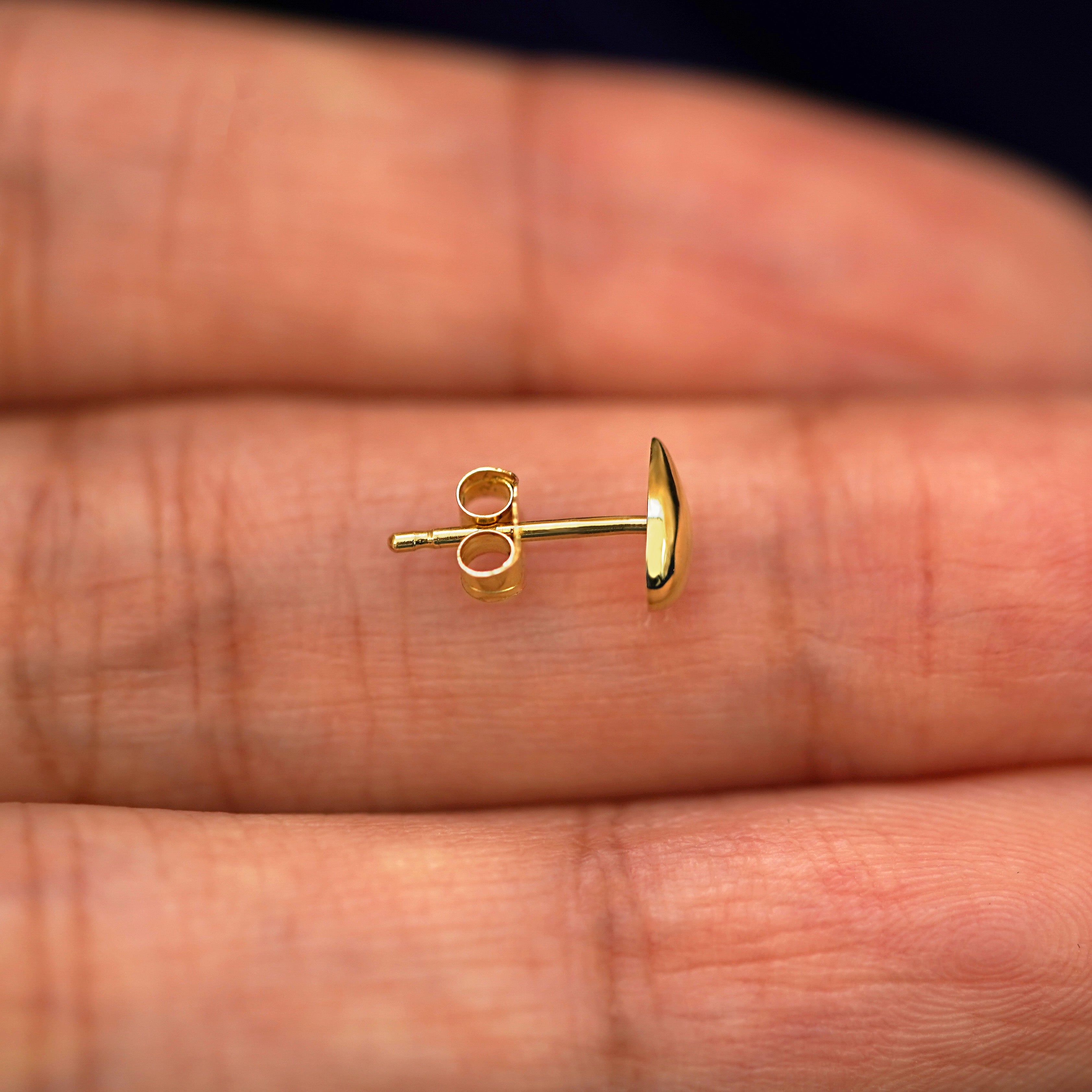 Automic Gold Teardrop Earring | Sustainable Fine Jewelry