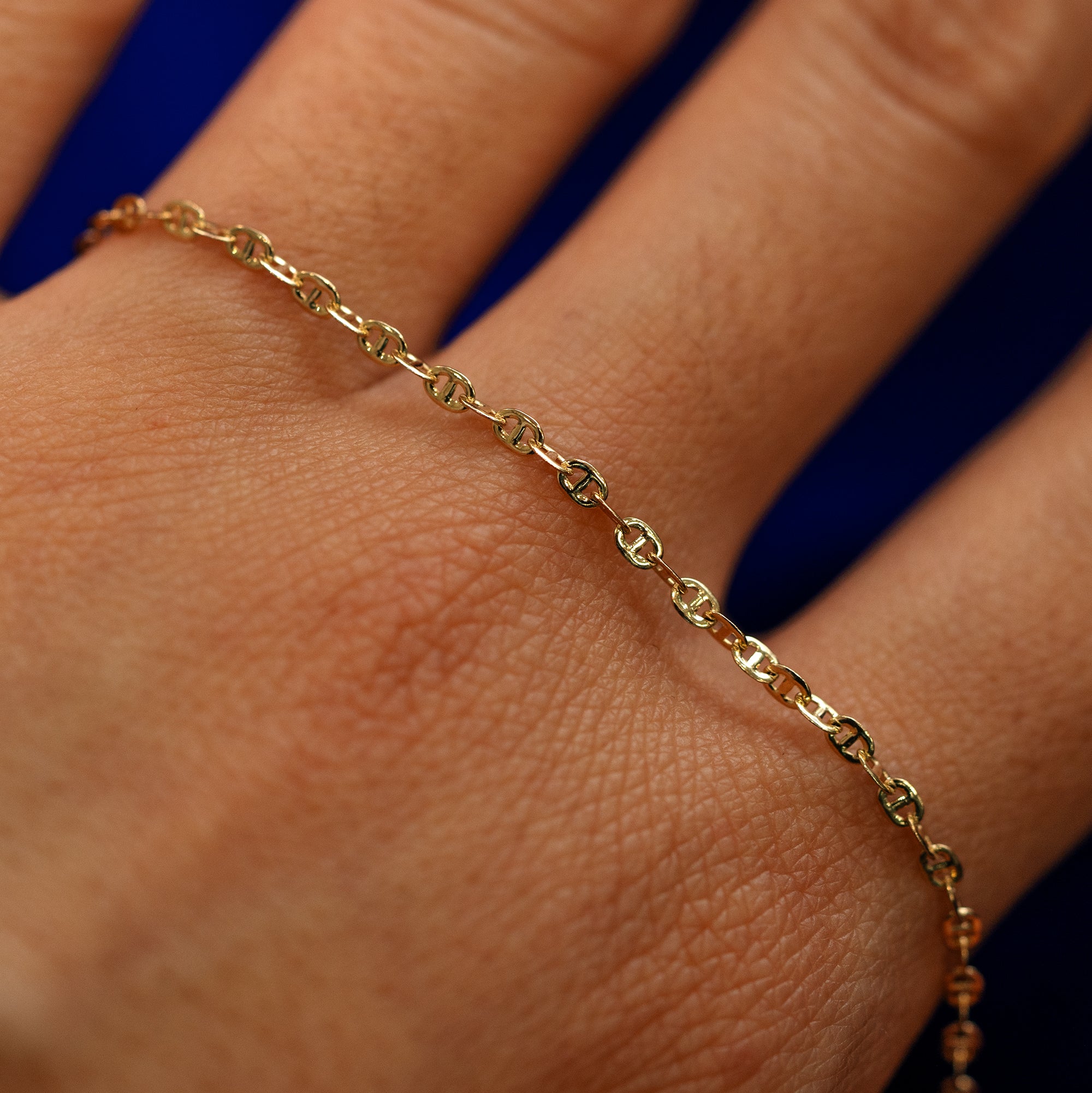 Automic Gold Flat Mariner Bracelet | Sustainable Fine Jewelry