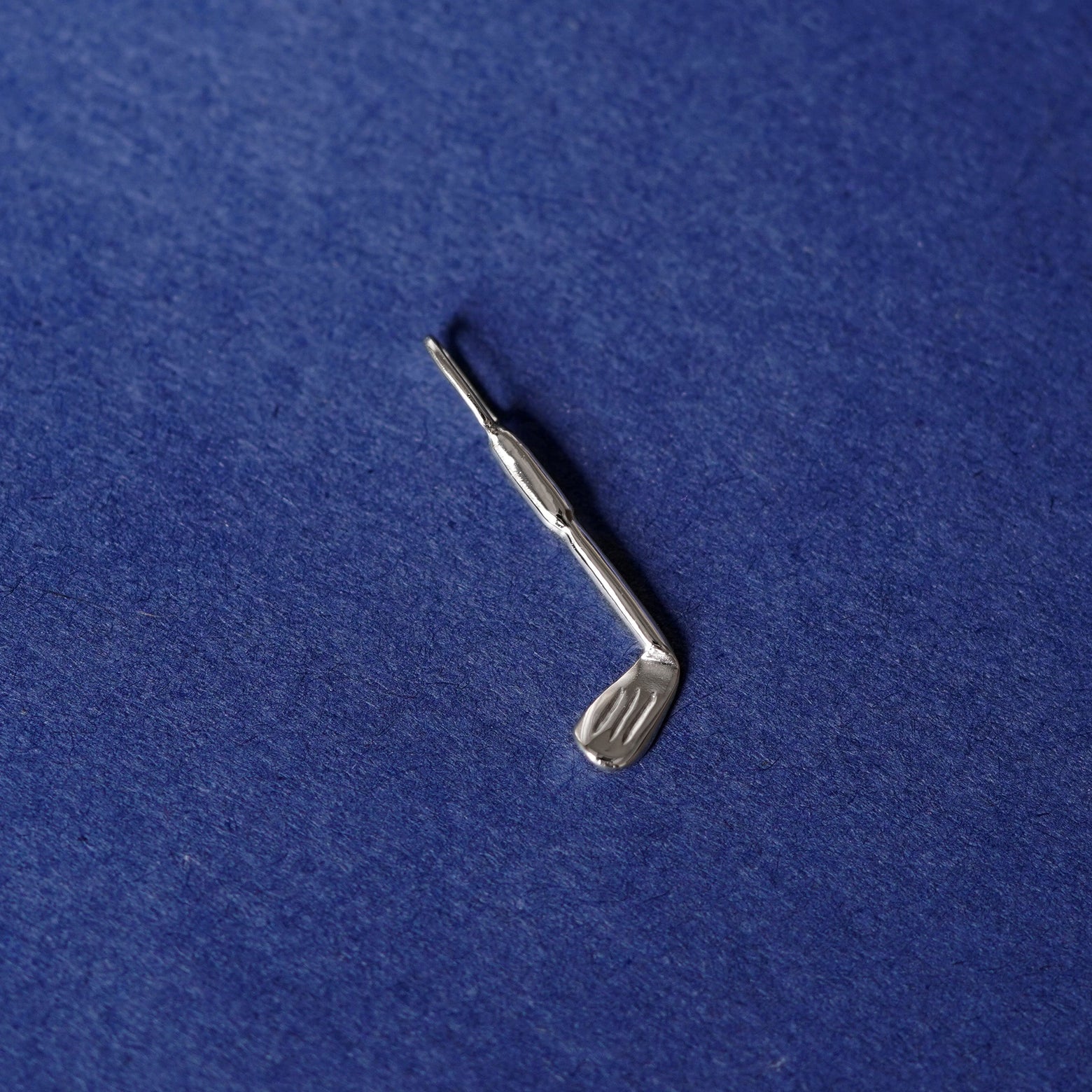 14k White Gold Golf Club Tiny Custom Charm