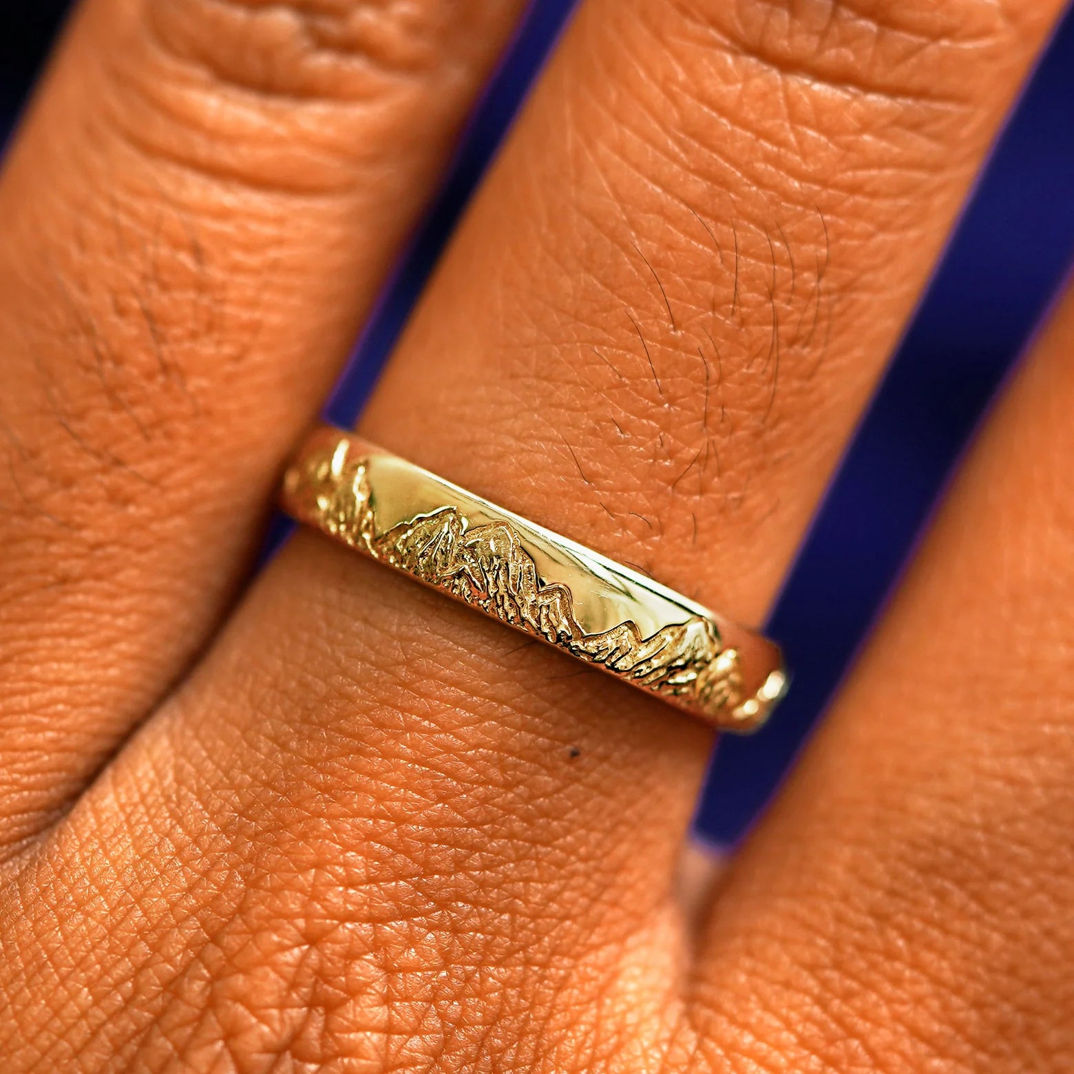Automic Gold Mountains Band Ring | Sustainable Fine Jewelry