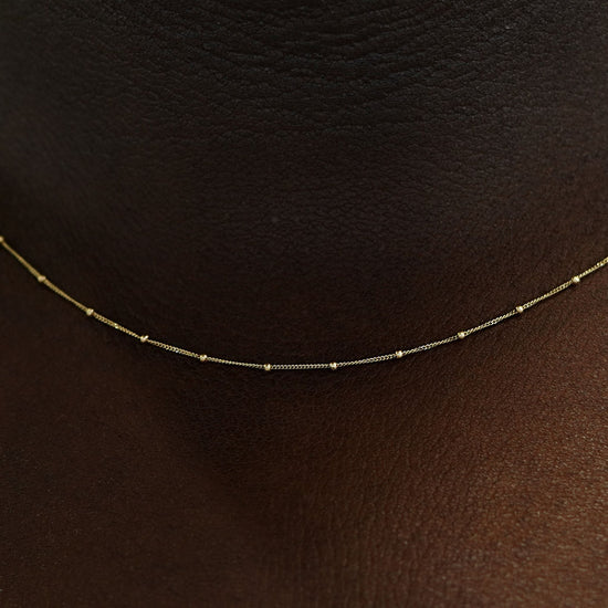 Automic Gold Beaded Essential Chain | Sustainable Fine Jewelry