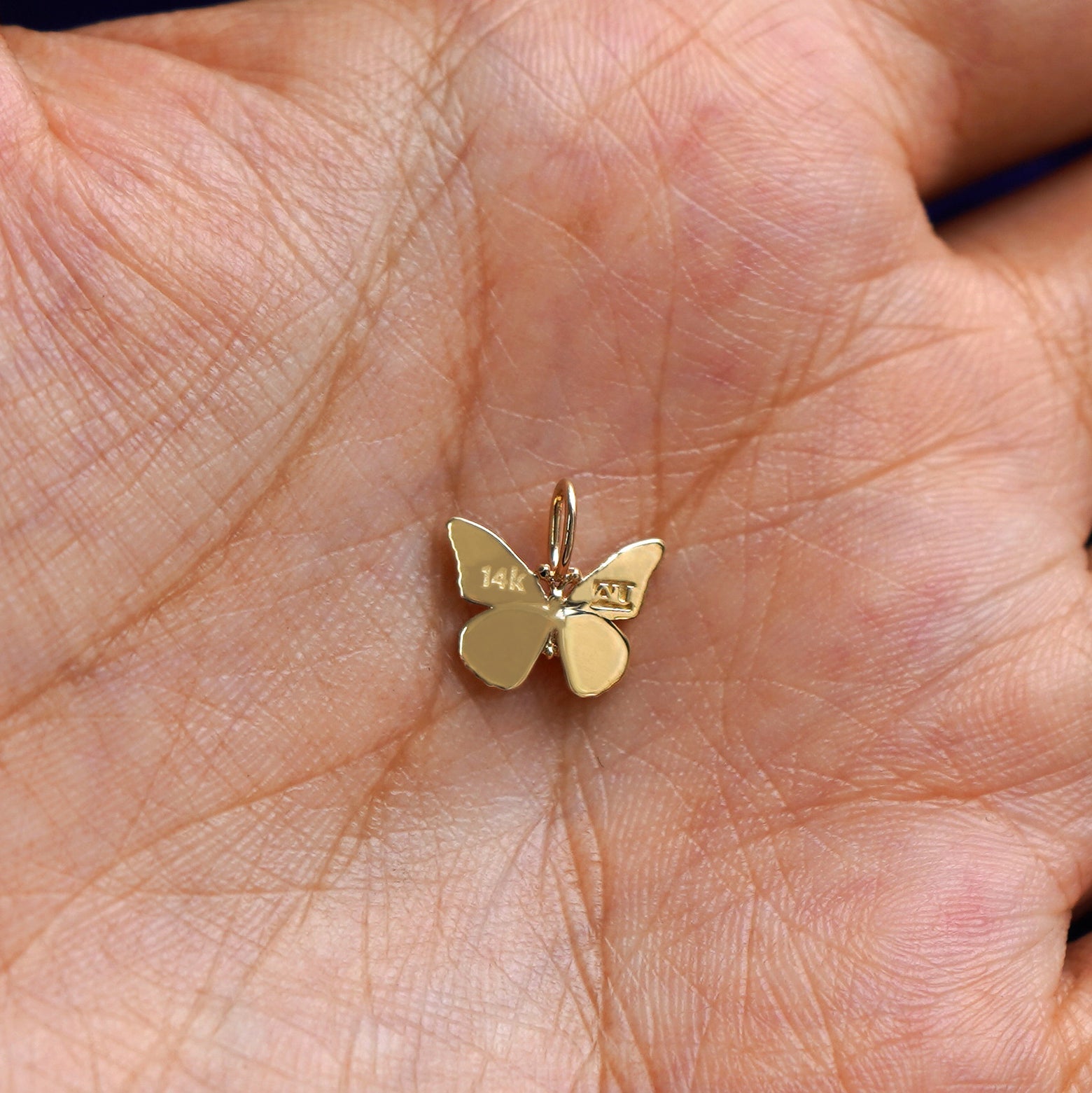 Automic Gold Butterfly Charm Sustainable Fine Jewelry