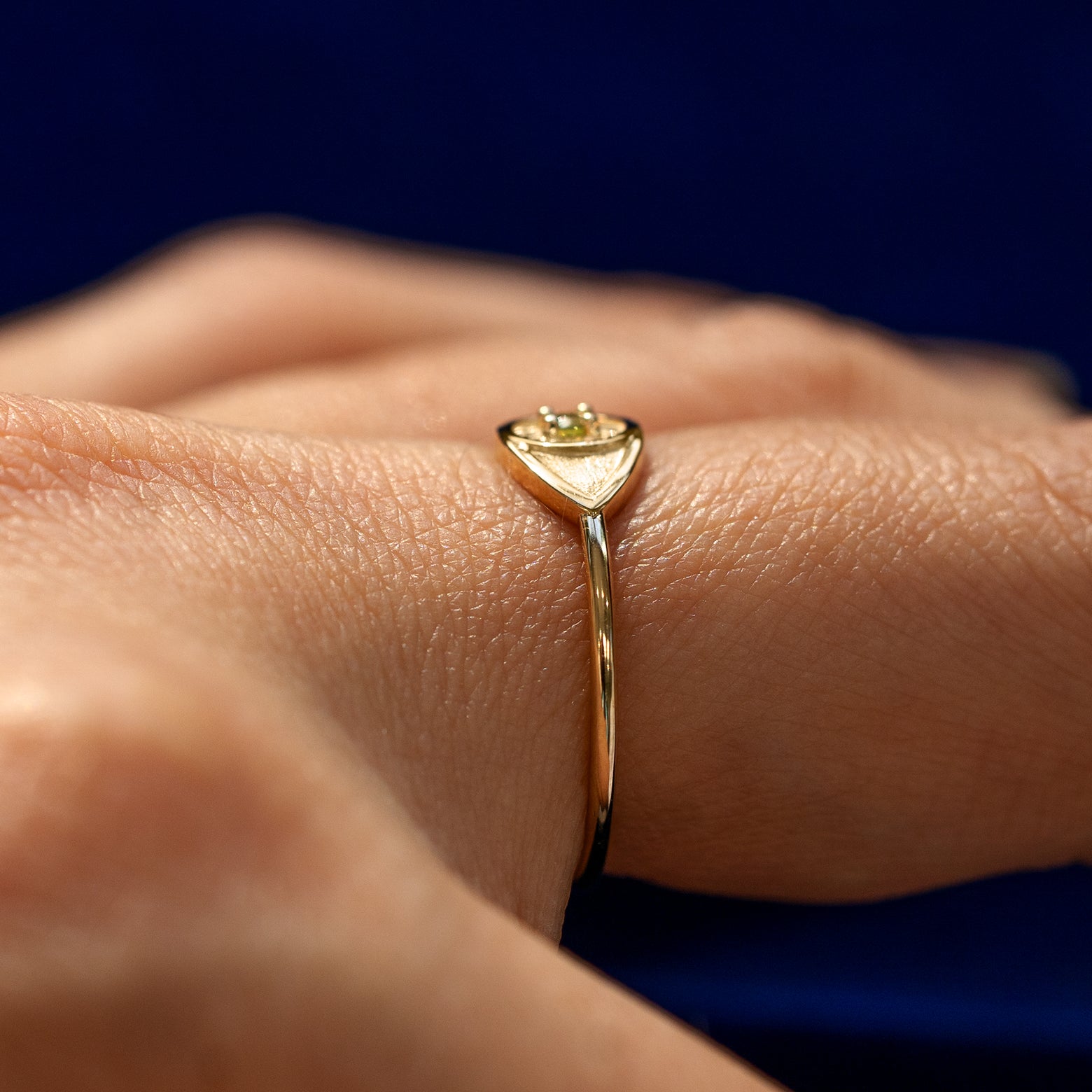 Gemstone Evil Eye Ring