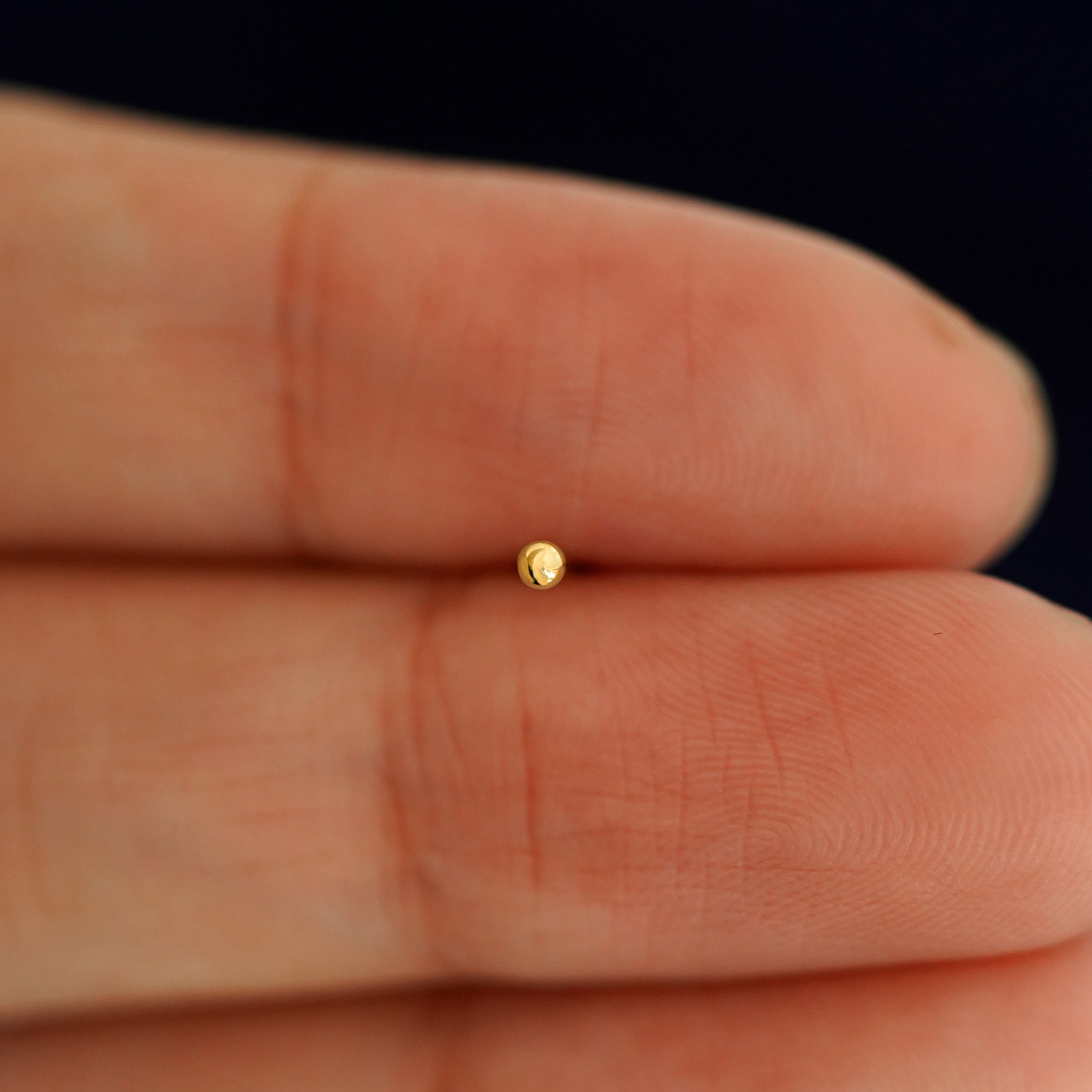 Automic Gold Mini Ball Flatback Piercing