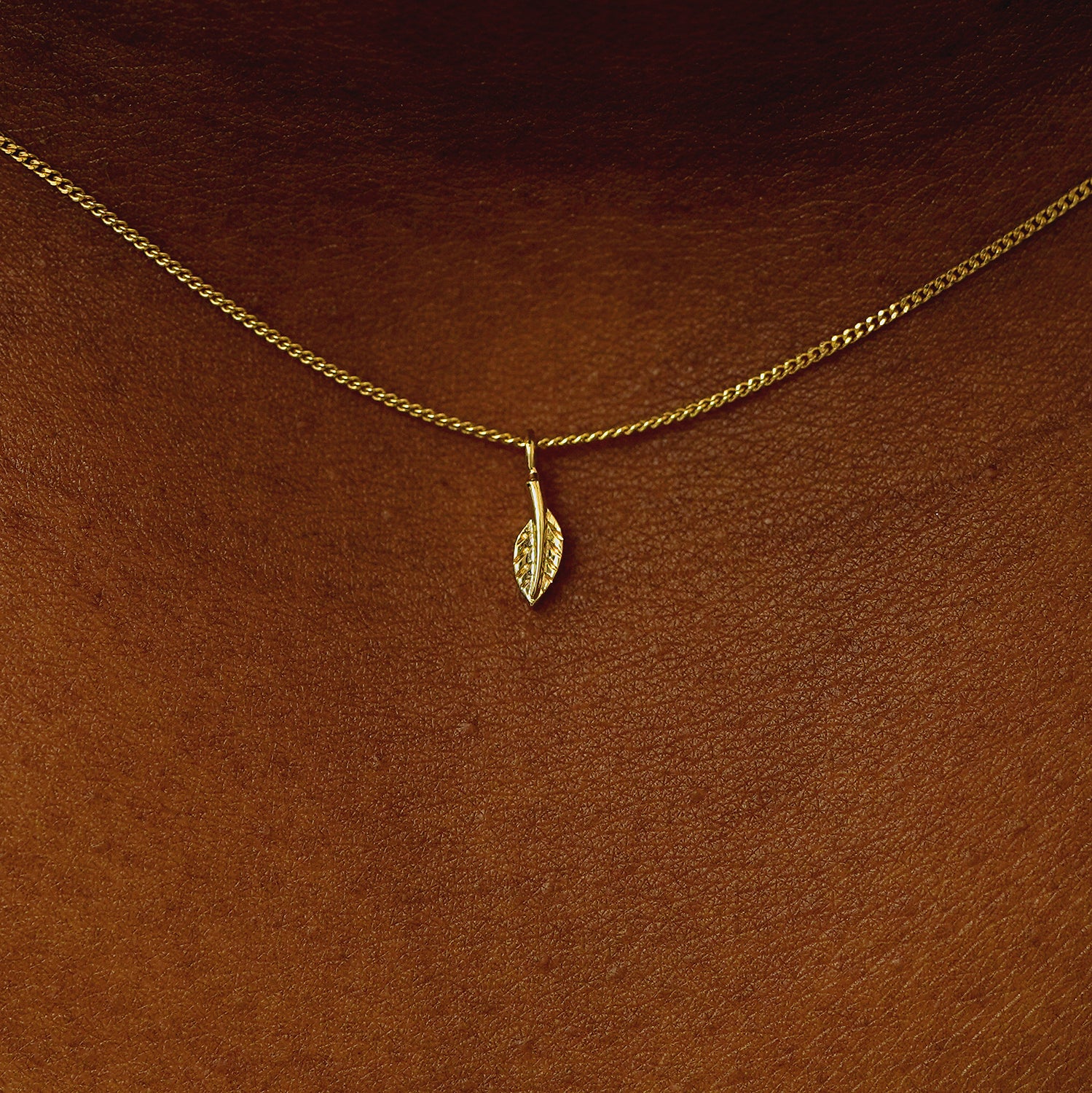 delicate necklace dainty leaf necklace