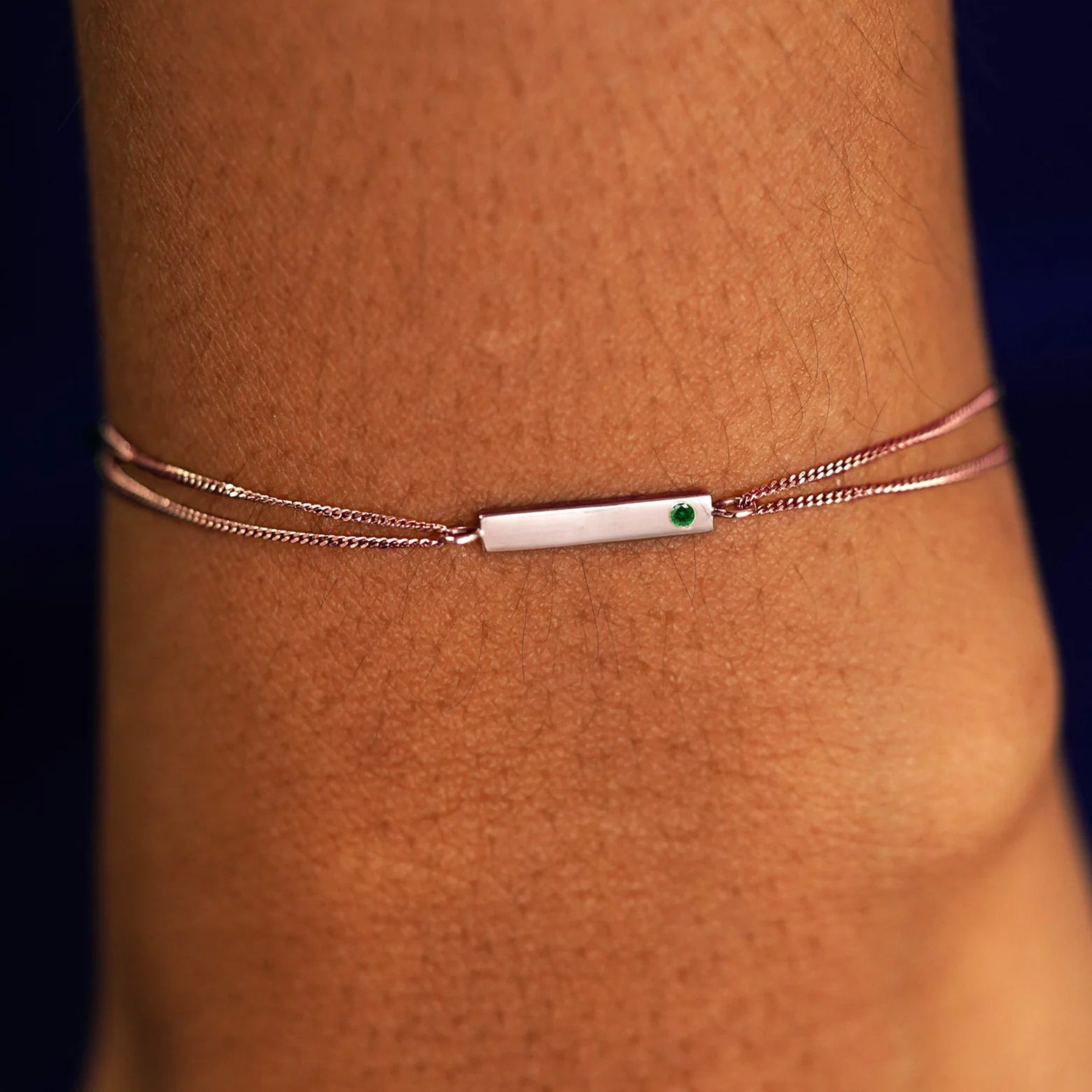 Gemstone Bar Bracelet