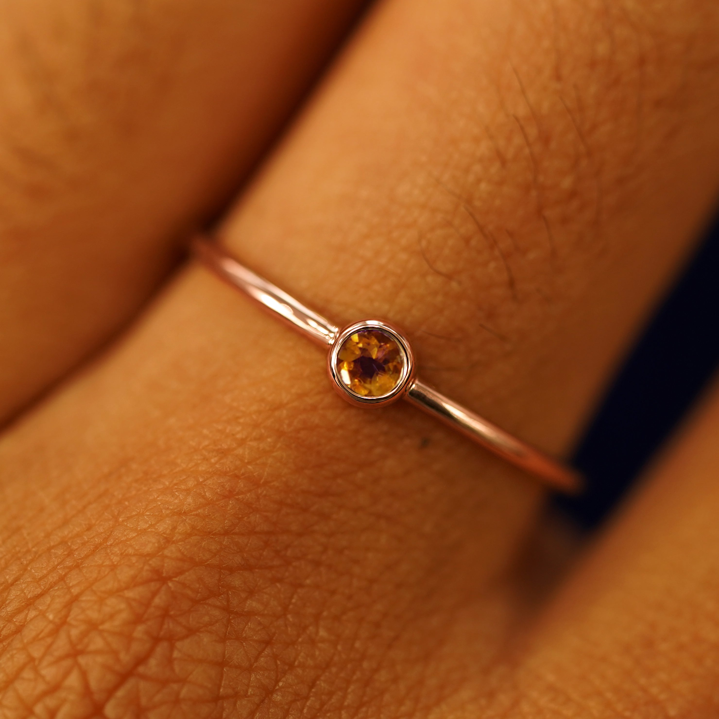 Citrine Ring - Sustainable Fine Jewelry - Automic Gold
