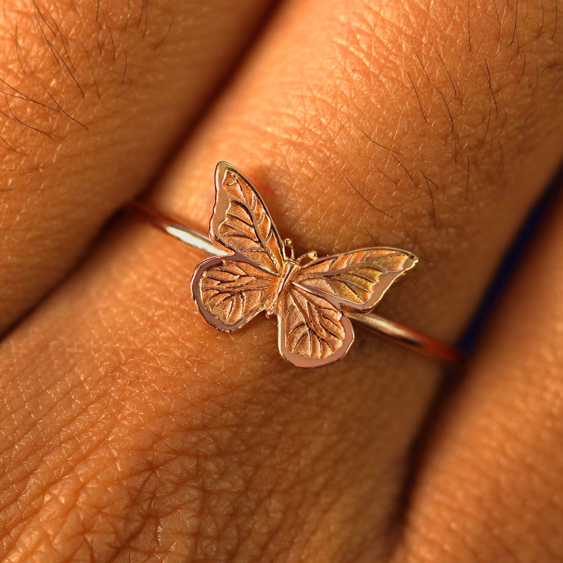 Butterfly Ring - Sustainable Gold Jewelry - Automic Gold