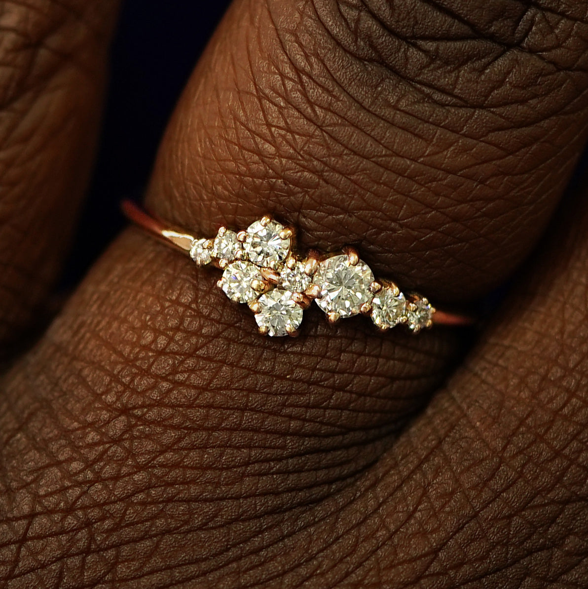 Cluster Riungs Cluster wedding rings | Honestweddingadvice.com