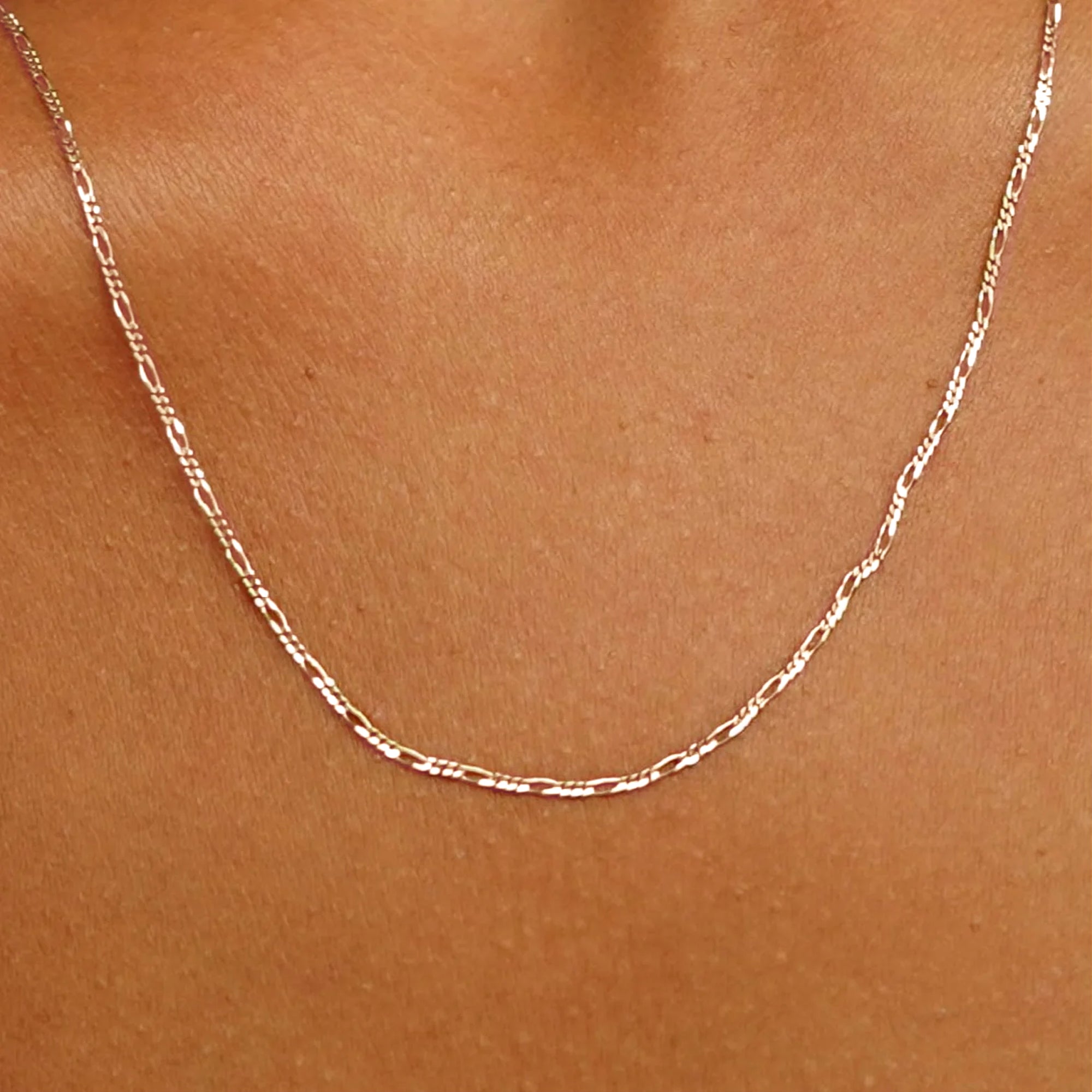 Automic Gold Figaro Chain | Sustainable Fine Jewelry