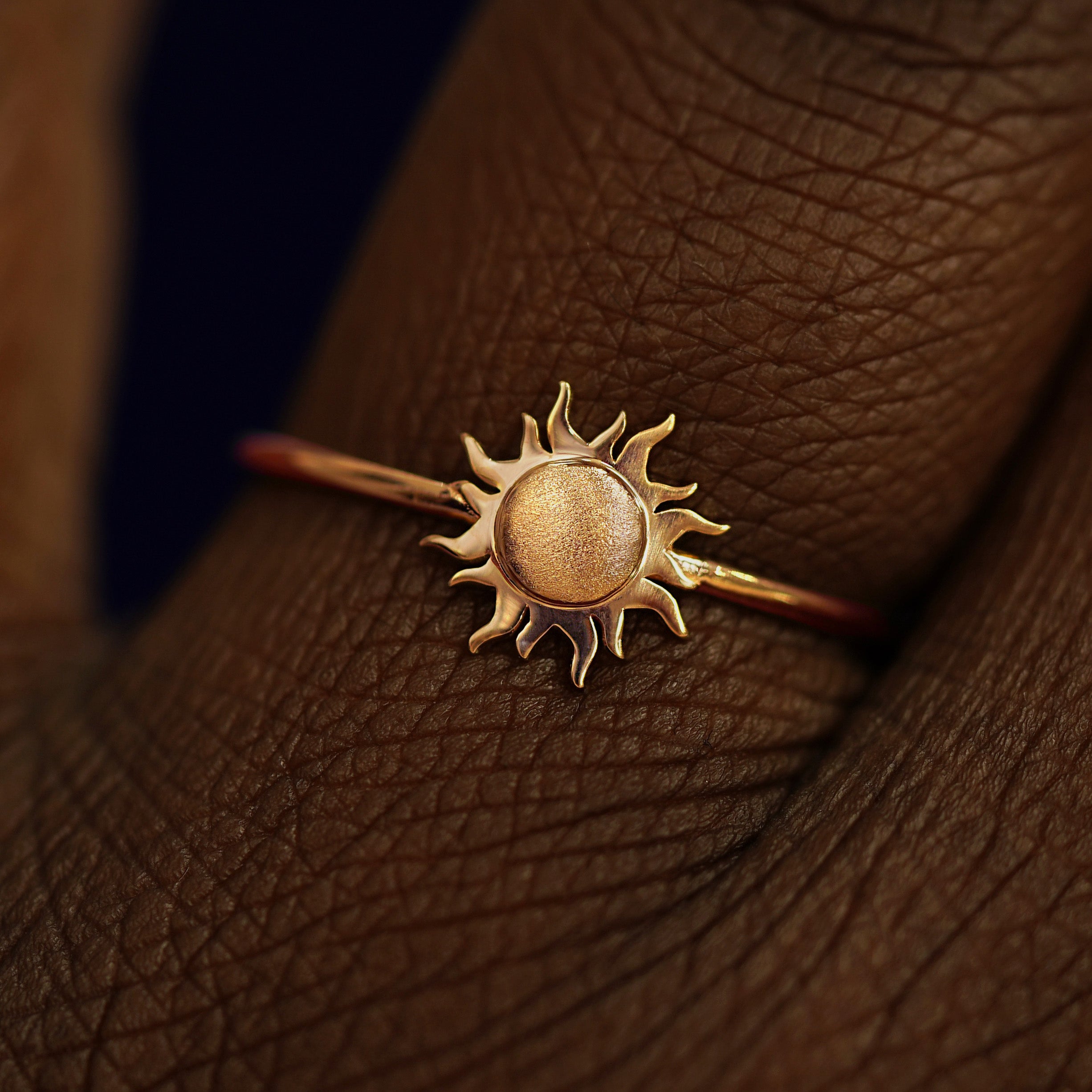 Automic Gold Sun Ring | Minimal Sustainable Fine Jewelry