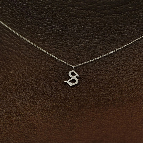 Automic Gold Initial Charm Necklace Sustainable Fine Jewelry