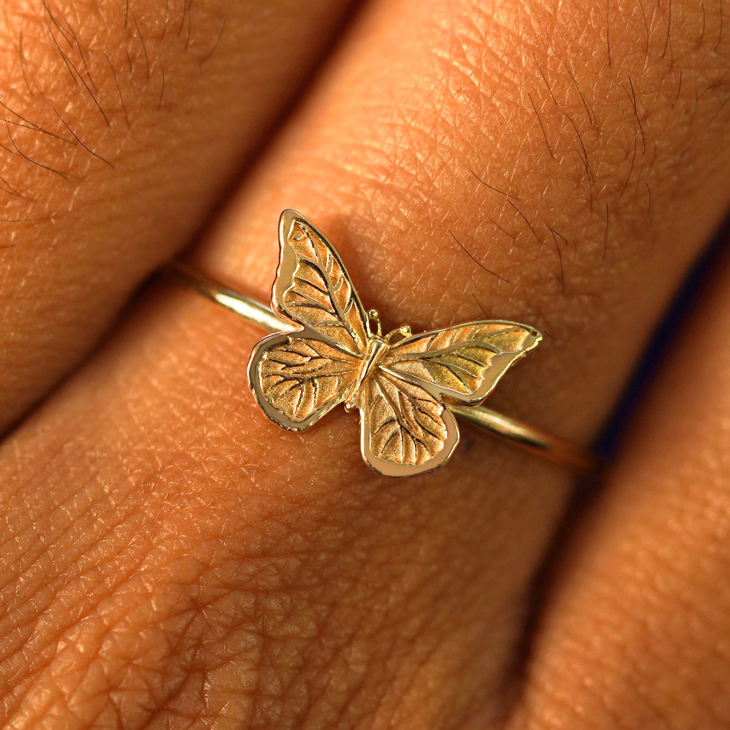 Butterfly Ring - Sustainable Gold Jewelry - Automic Gold