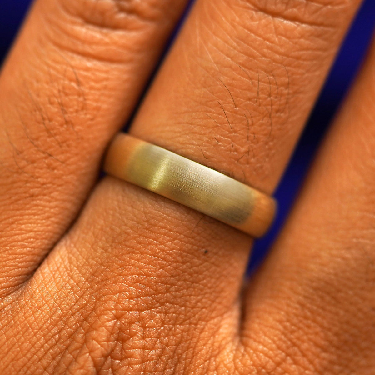 Te Matte Cold Matte gold wedding band 60 photos - Astyledwedding.com