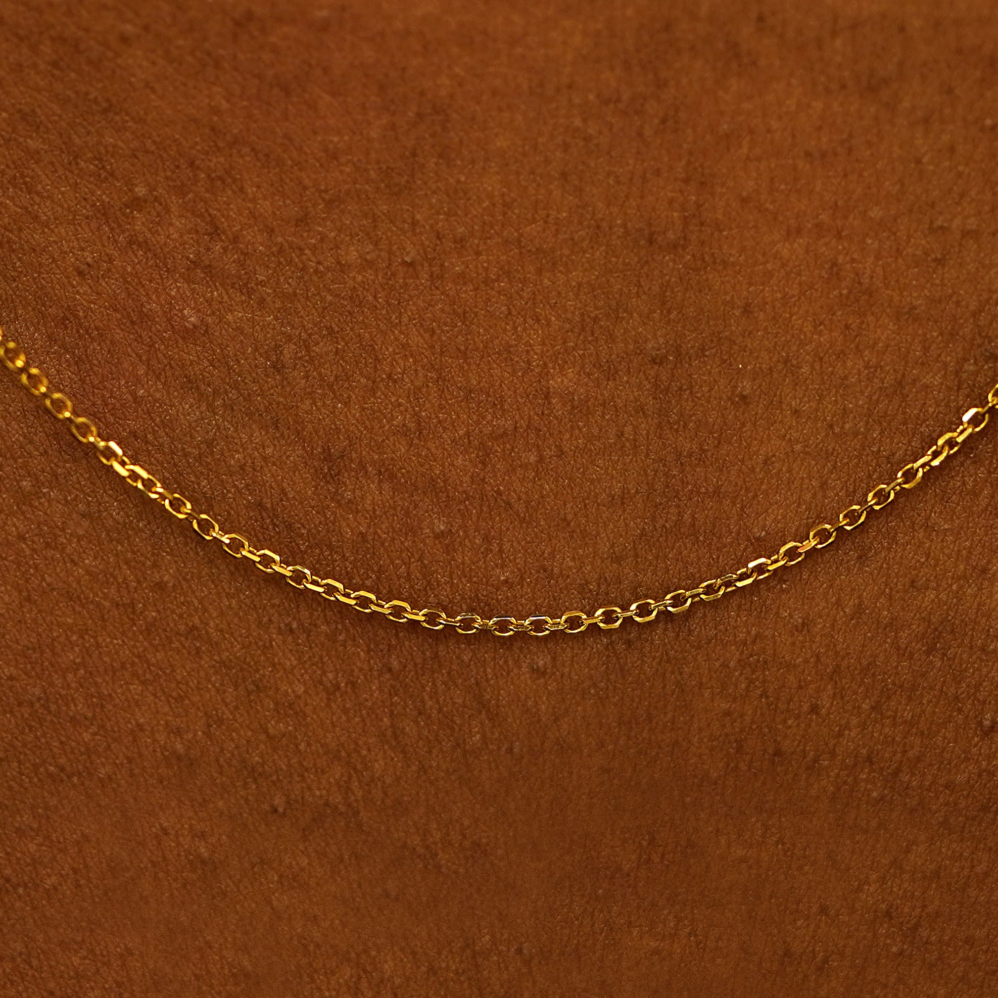 Automic Gold Medium Cable Chain | Minimalist Sustainable Fine Jewelry