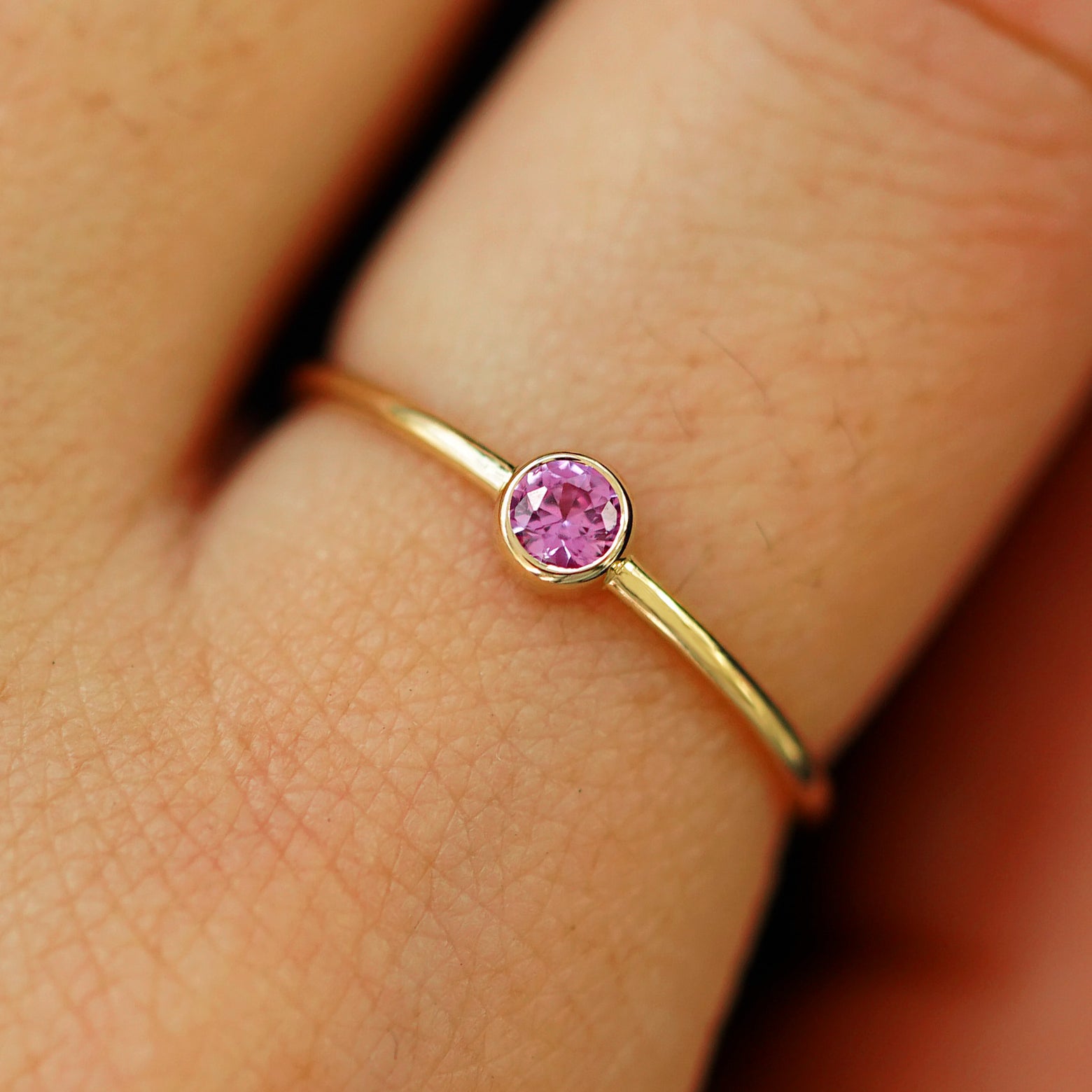 pink sapphire dress ring Effy Jewelry 14K Rose Gold Pink Sapphire and Diamond Double Halo Ring