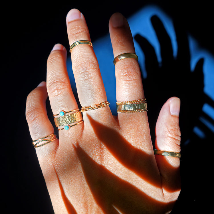 Butch Ring - Solid 14k Gold Jewelry - Automic Gold